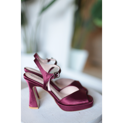 MELANİE BORDO 10 CM (ÖZEL SİPARİŞ)